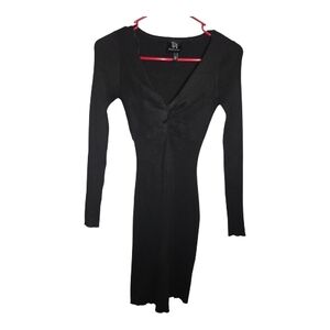 Derek Heart Black Long Sleeve Dress